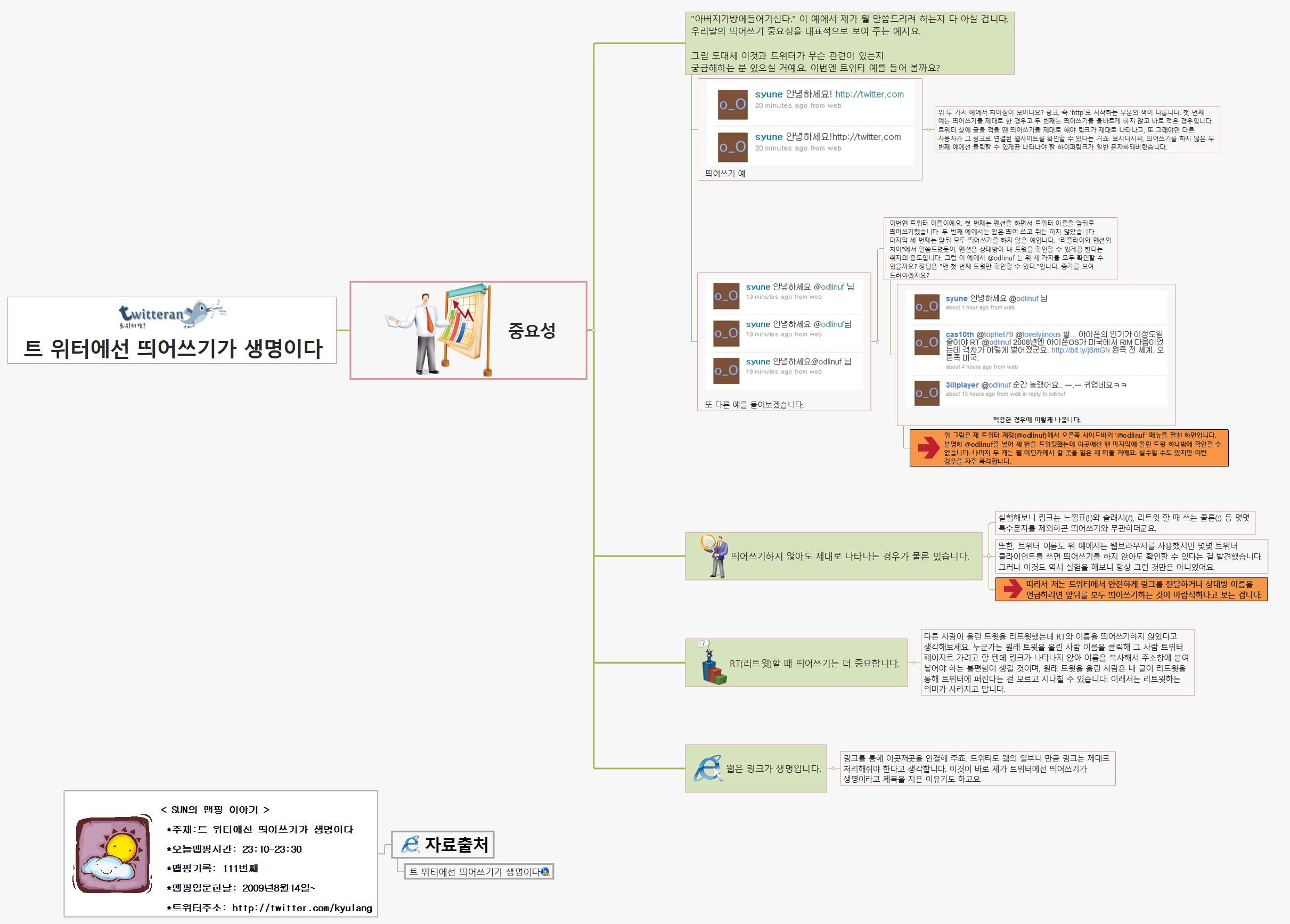 SUN111 181 트위터에선 띄어쓰기가 생명이다 이미지