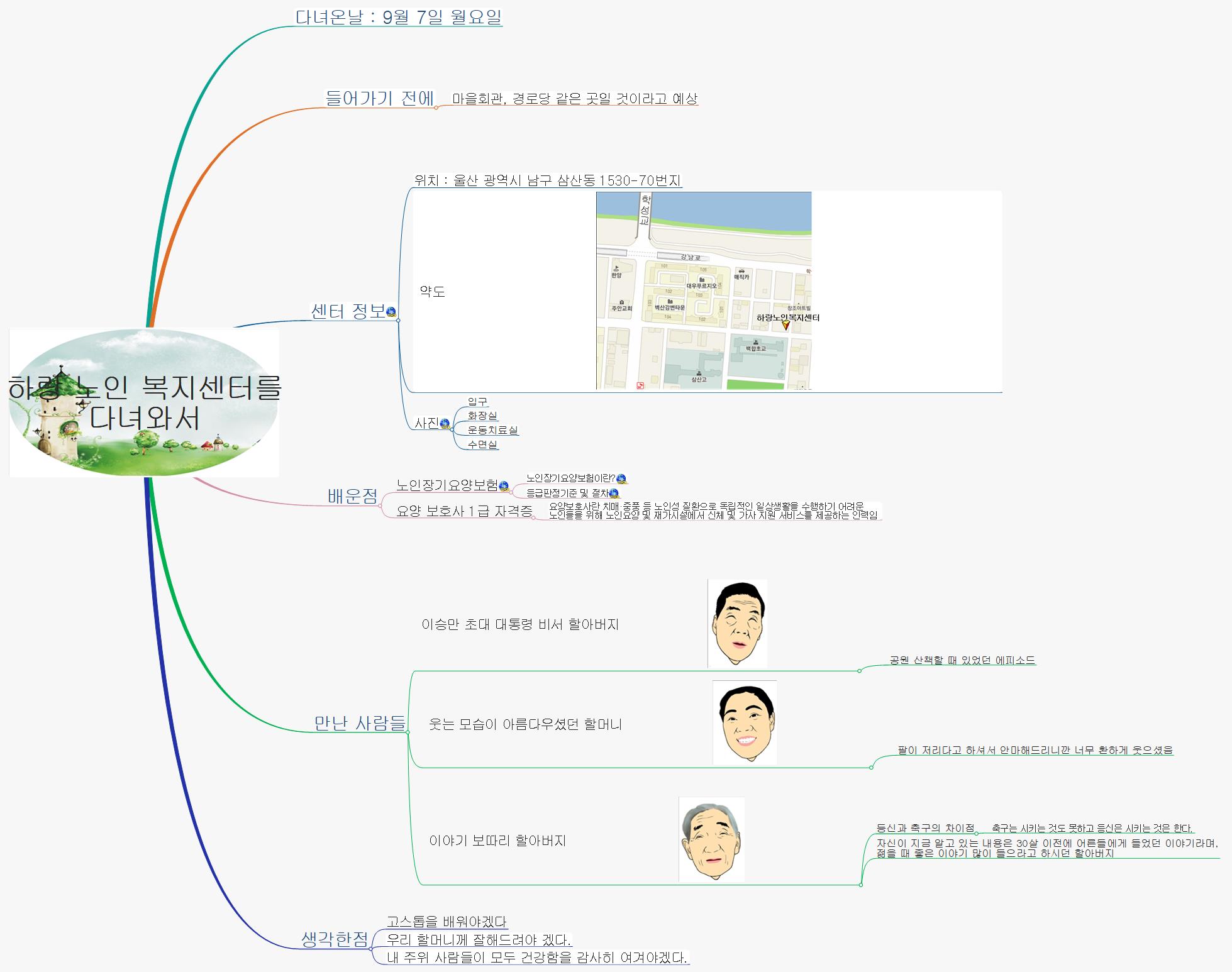 하랑 노인 복지센터를 다녀와서 이미지