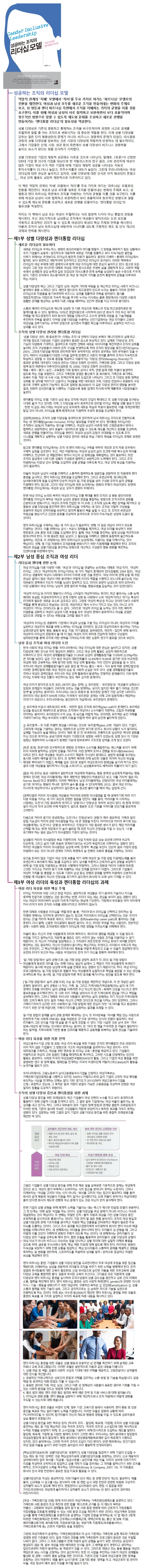 성공하는 조직의 리더십 모델 이미지