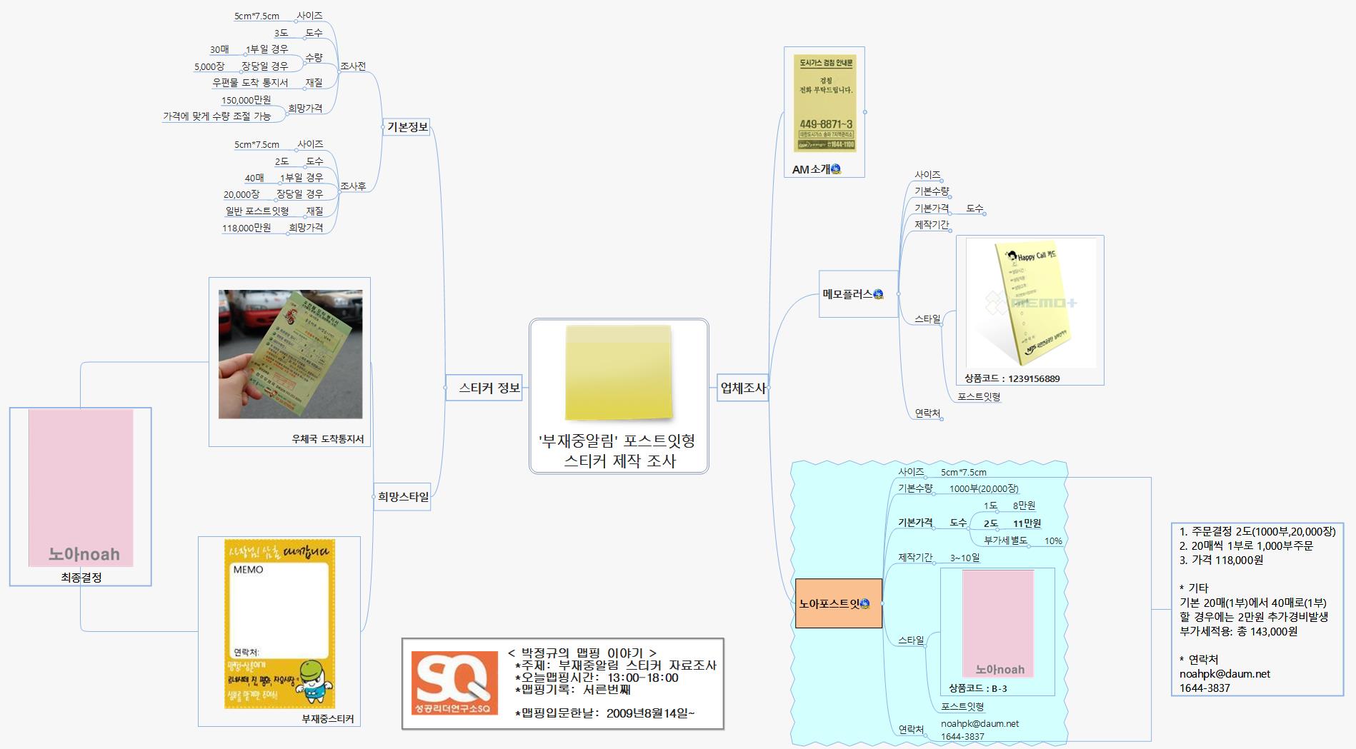 SQ30 181 부재중알림 스티커 자료조사 이미지