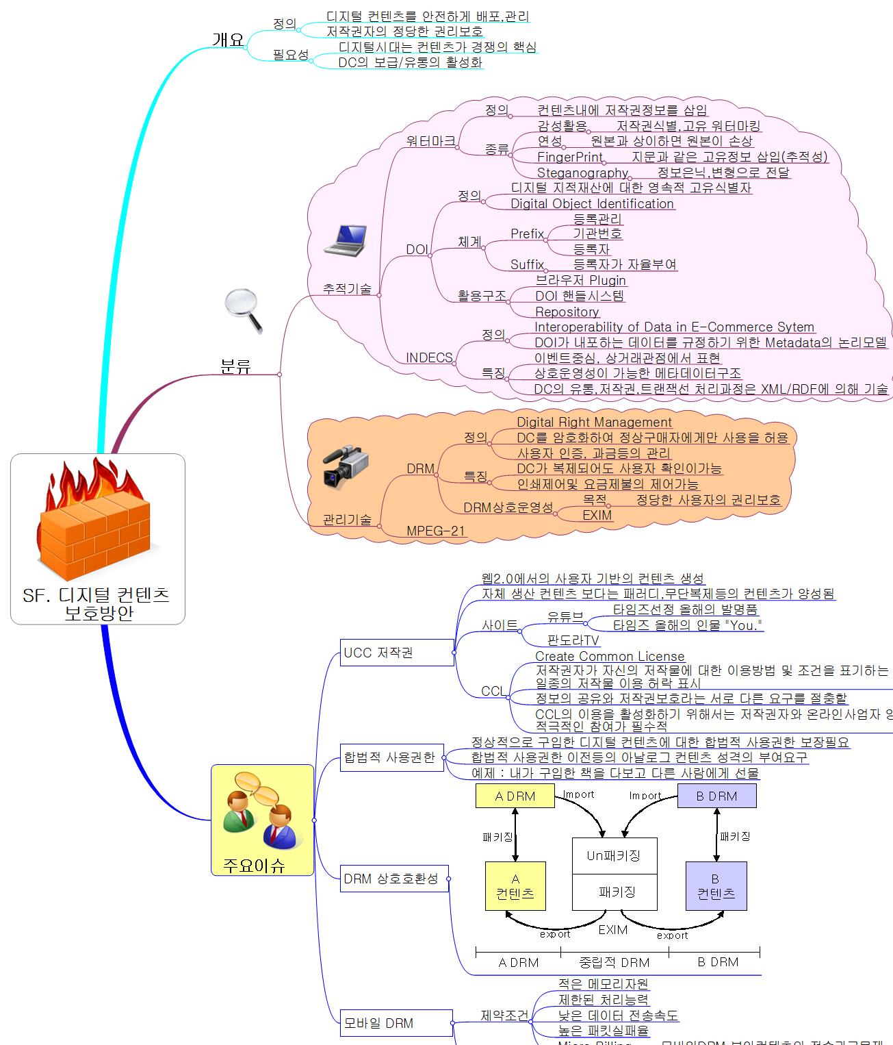 SF.디지털 컨텐츠 보호방안 이미지