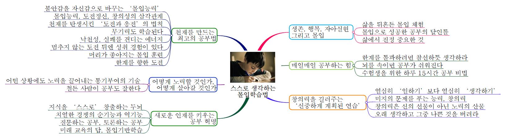 스스로 생각하는 몰입학습법 이미지